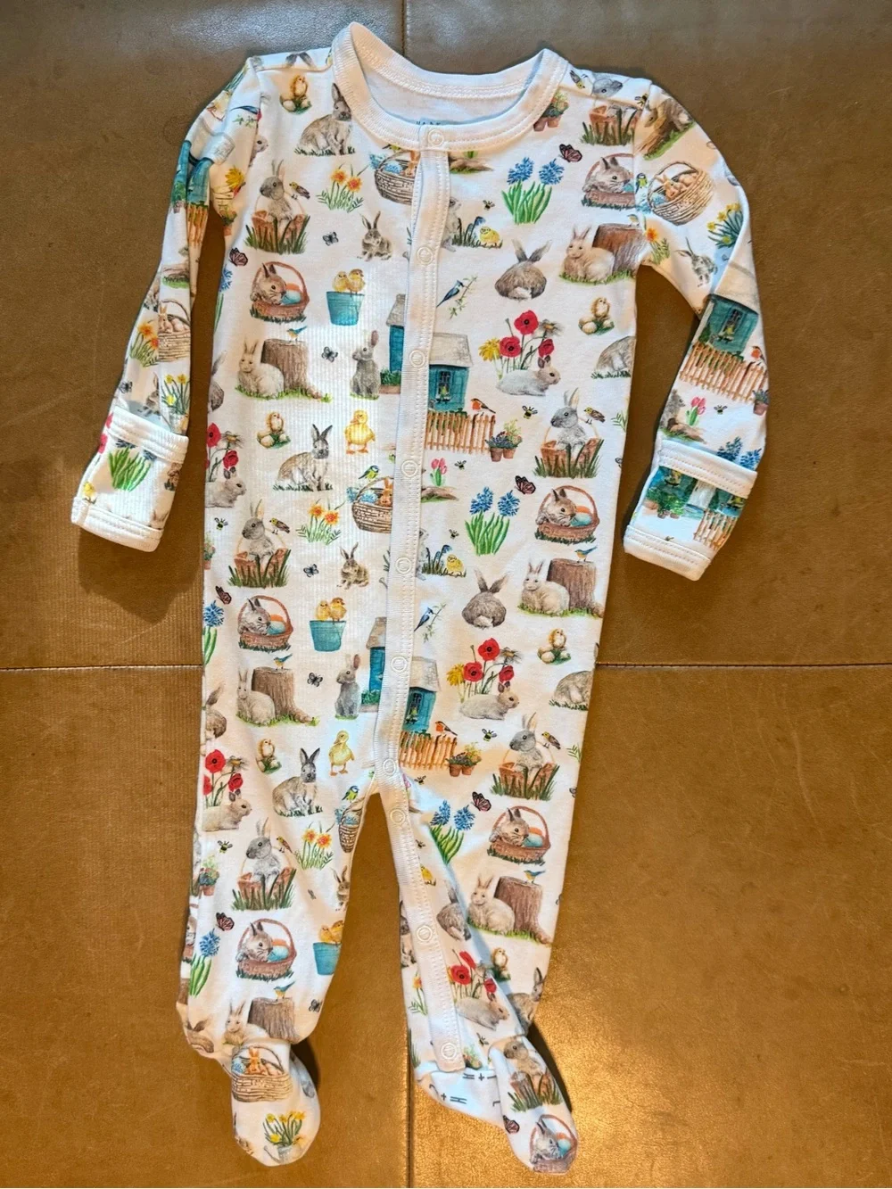 Hart + Land Organic Pima Cotton Footie 0-3M
